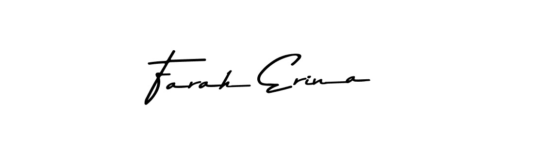 How to Draw Farah Erina signature style? Asem Kandis PERSONAL USE is a latest design signature styles for name Farah Erina. Farah Erina signature style 9 images and pictures png
