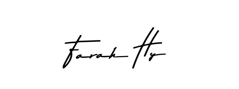 The best way (Asem Kandis PERSONAL USE) to make a short signature is to pick only two or three words in your name. The name Farah Hy include a total of six letters. For converting this name. Farah Hy signature style 9 images and pictures png