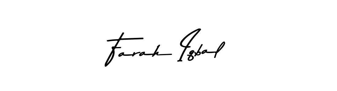 Also You can easily find your signature by using the search form. We will create Farah Iqbal name handwritten signature images for you free of cost using Asem Kandis PERSONAL USE sign style. Farah Iqbal signature style 9 images and pictures png