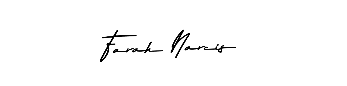 Make a beautiful signature design for name Farah Narcis. Use this online signature maker to create a handwritten signature for free. Farah Narcis signature style 9 images and pictures png