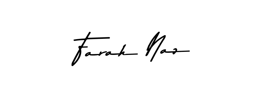 Make a beautiful signature design for name Farah Naz. With this signature (Asem Kandis PERSONAL USE) style, you can create a handwritten signature for free. Farah Naz signature style 9 images and pictures png
