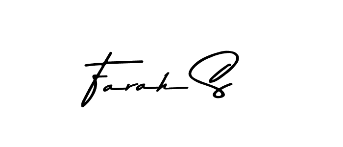 Use a signature maker to create a handwritten signature online. With this signature software, you can design (Asem Kandis PERSONAL USE) your own signature for name Farah S. Farah S signature style 9 images and pictures png