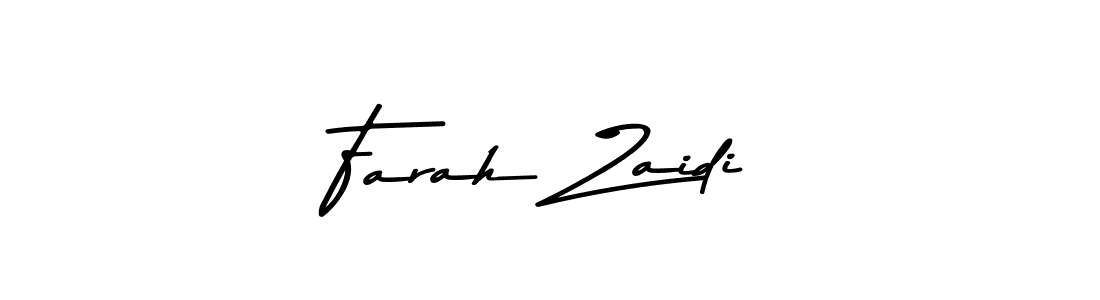This is the best signature style for the Farah Zaidi name. Also you like these signature font (Asem Kandis PERSONAL USE). Mix name signature. Farah Zaidi signature style 9 images and pictures png