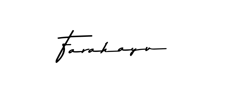 Use a signature maker to create a handwritten signature online. With this signature software, you can design (Asem Kandis PERSONAL USE) your own signature for name Farahayu. Farahayu signature style 9 images and pictures png