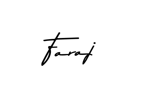 Make a beautiful signature design for name Faraj. With this signature (Asem Kandis PERSONAL USE) style, you can create a handwritten signature for free. Faraj signature style 9 images and pictures png