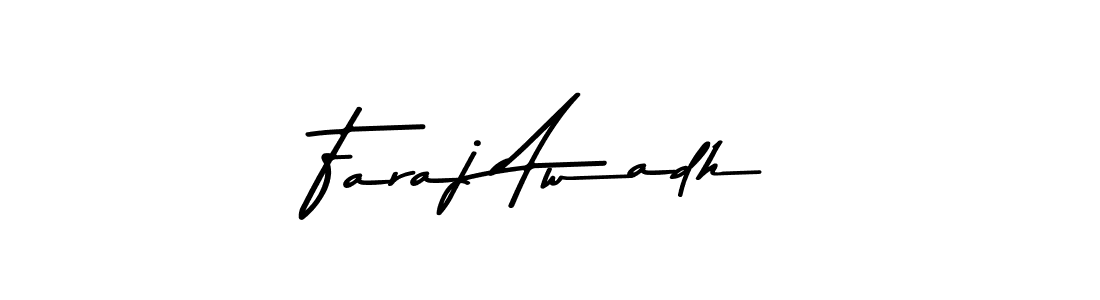 Asem Kandis PERSONAL USE is a professional signature style that is perfect for those who want to add a touch of class to their signature. It is also a great choice for those who want to make their signature more unique. Get Faraj Awadh name to fancy signature for free. Faraj Awadh signature style 9 images and pictures png