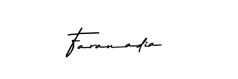 Faranadia stylish signature style. Best Handwritten Sign (Asem Kandis PERSONAL USE) for my name. Handwritten Signature Collection Ideas for my name Faranadia. Faranadia signature style 9 images and pictures png