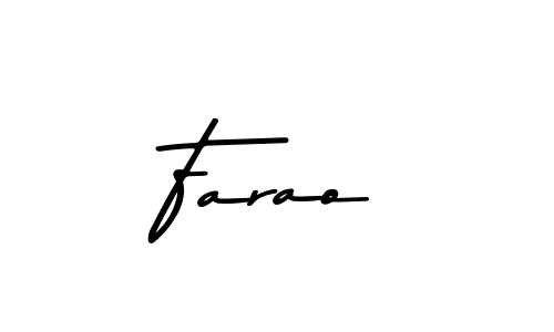 How to make Farao signature? Asem Kandis PERSONAL USE is a professional autograph style. Create handwritten signature for Farao name. Farao signature style 9 images and pictures png