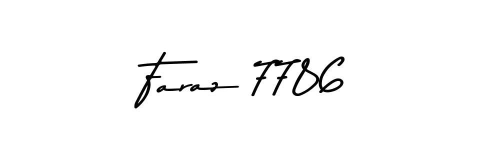 This is the best signature style for the Faraz 7786 name. Also you like these signature font (Asem Kandis PERSONAL USE). Mix name signature. Faraz 7786 signature style 9 images and pictures png