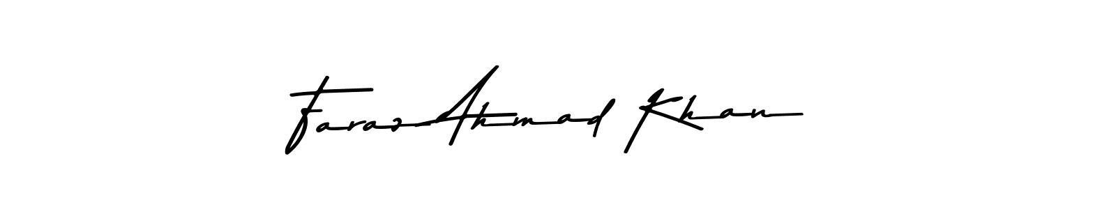 This is the best signature style for the Faraz Ahmad Khan name. Also you like these signature font (Asem Kandis PERSONAL USE). Mix name signature. Faraz Ahmad Khan signature style 9 images and pictures png