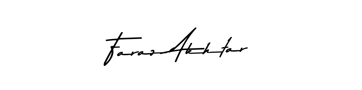 You should practise on your own different ways (Asem Kandis PERSONAL USE) to write your name (Faraz Akhtar) in signature. don't let someone else do it for you. Faraz Akhtar signature style 9 images and pictures png