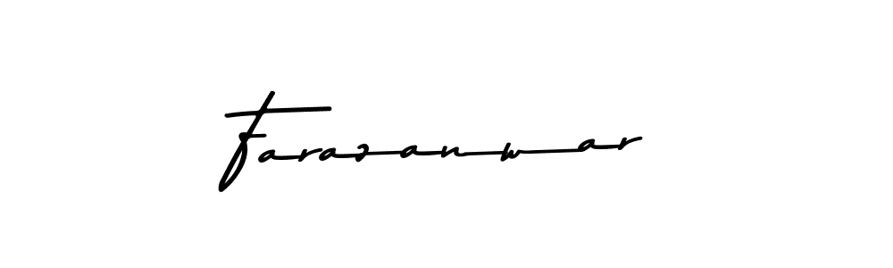 You should practise on your own different ways (Asem Kandis PERSONAL USE) to write your name (Farazanwar) in signature. don't let someone else do it for you. Farazanwar signature style 9 images and pictures png