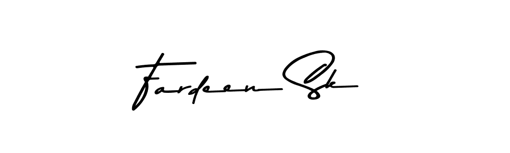 Similarly Asem Kandis PERSONAL USE is the best handwritten signature design. Signature creator online .You can use it as an online autograph creator for name Fardeen Sk. Fardeen Sk signature style 9 images and pictures png