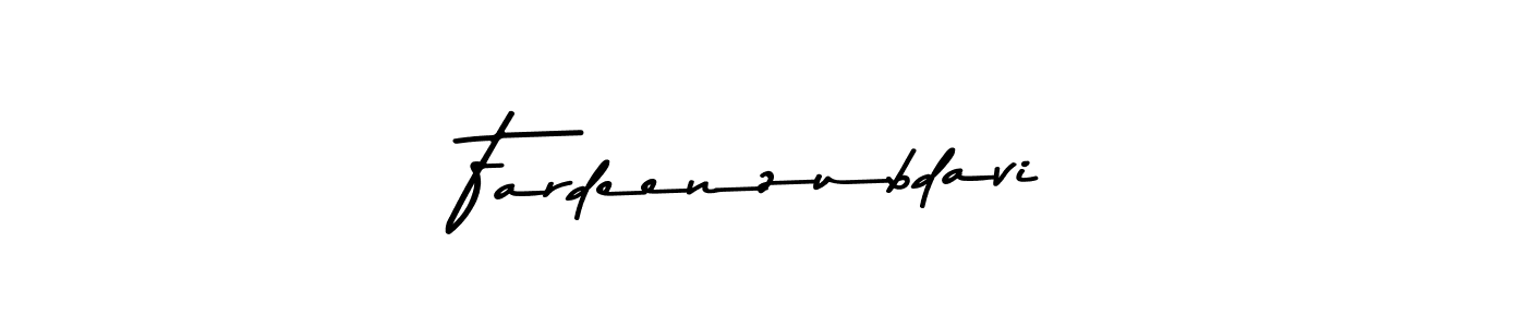 Design your own signature with our free online signature maker. With this signature software, you can create a handwritten (Asem Kandis PERSONAL USE) signature for name Fardeenzubdavi. Fardeenzubdavi signature style 9 images and pictures png