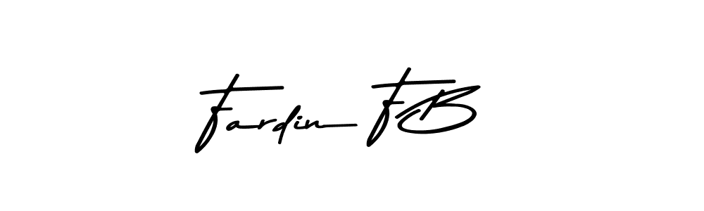 This is the best signature style for the Fardin F B name. Also you like these signature font (Asem Kandis PERSONAL USE). Mix name signature. Fardin F B signature style 9 images and pictures png