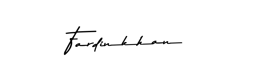 Design your own signature with our free online signature maker. With this signature software, you can create a handwritten (Asem Kandis PERSONAL USE) signature for name Fardinkhan. Fardinkhan signature style 9 images and pictures png