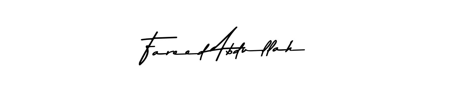 How to make Fareed Abdullah signature? Asem Kandis PERSONAL USE is a professional autograph style. Create handwritten signature for Fareed Abdullah name. Fareed Abdullah signature style 9 images and pictures png