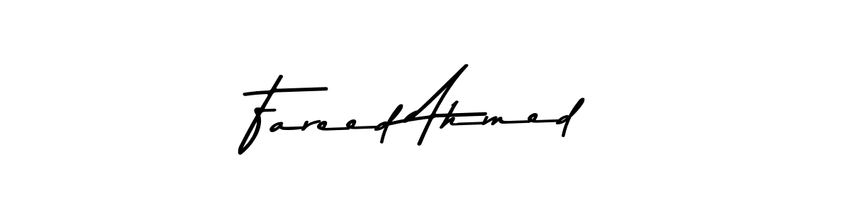 Fareed Ahmed stylish signature style. Best Handwritten Sign (Asem Kandis PERSONAL USE) for my name. Handwritten Signature Collection Ideas for my name Fareed Ahmed. Fareed Ahmed signature style 9 images and pictures png