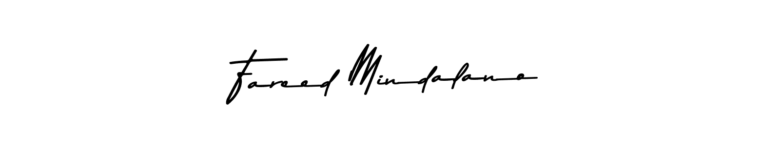 You should practise on your own different ways (Asem Kandis PERSONAL USE) to write your name (Fareed Mindalano) in signature. don't let someone else do it for you. Fareed Mindalano signature style 9 images and pictures png