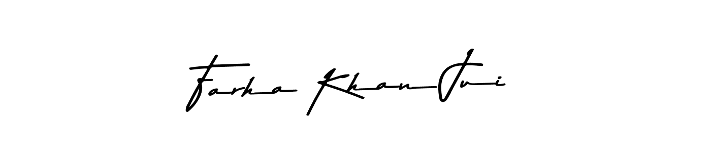 Also we have Farha Khan Jui name is the best signature style. Create professional handwritten signature collection using Asem Kandis PERSONAL USE autograph style. Farha Khan Jui signature style 9 images and pictures png