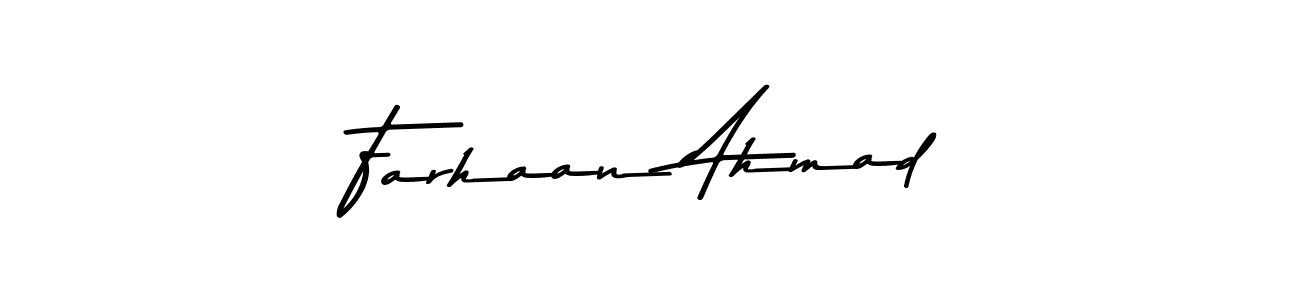 Also we have Farhaan Ahmad name is the best signature style. Create professional handwritten signature collection using Asem Kandis PERSONAL USE autograph style. Farhaan Ahmad signature style 9 images and pictures png