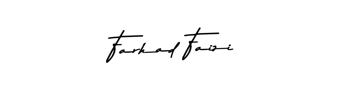 Use a signature maker to create a handwritten signature online. With this signature software, you can design (Asem Kandis PERSONAL USE) your own signature for name Farhad Faizi. Farhad Faizi signature style 9 images and pictures png