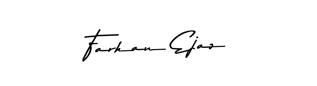 Use a signature maker to create a handwritten signature online. With this signature software, you can design (Asem Kandis PERSONAL USE) your own signature for name Farhan Ejaz. Farhan Ejaz signature style 9 images and pictures png