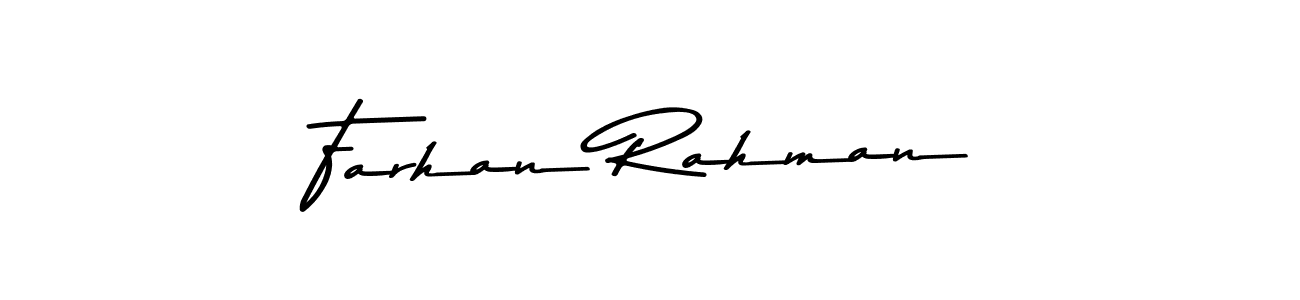 Asem Kandis PERSONAL USE is a professional signature style that is perfect for those who want to add a touch of class to their signature. It is also a great choice for those who want to make their signature more unique. Get Farhan Rahman name to fancy signature for free. Farhan Rahman signature style 9 images and pictures png