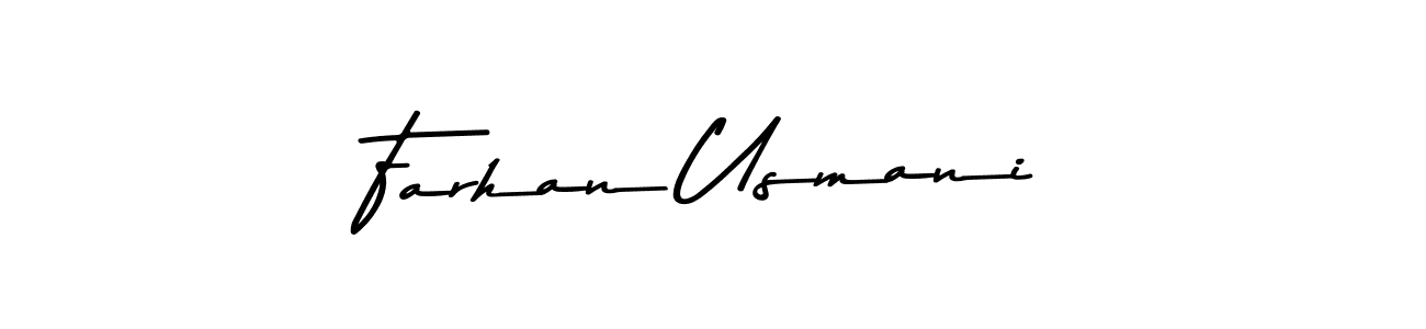 You can use this online signature creator to create a handwritten signature for the name Farhan Usmani. This is the best online autograph maker. Farhan Usmani signature style 9 images and pictures png