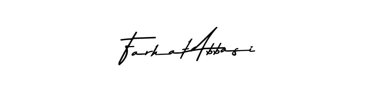 This is the best signature style for the Farhat Abbasi name. Also you like these signature font (Asem Kandis PERSONAL USE). Mix name signature. Farhat Abbasi signature style 9 images and pictures png