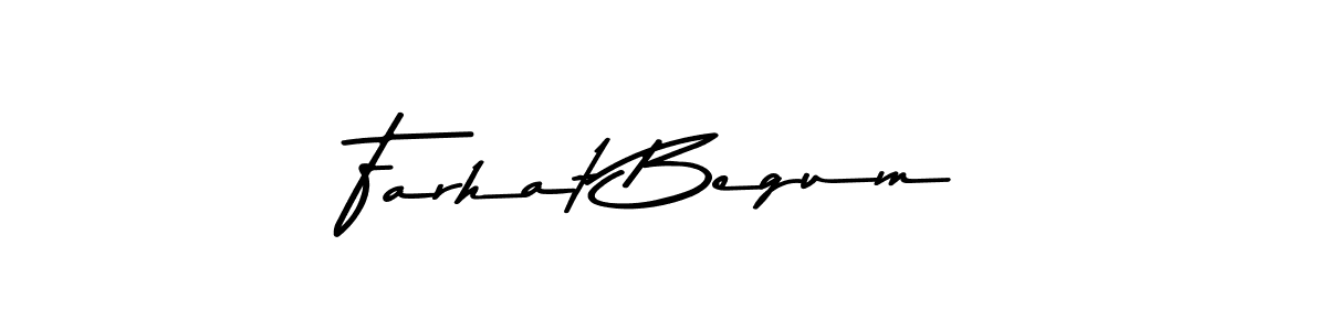 It looks lik you need a new signature style for name Farhat Begum. Design unique handwritten (Asem Kandis PERSONAL USE) signature with our free signature maker in just a few clicks. Farhat Begum signature style 9 images and pictures png