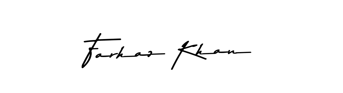 Asem Kandis PERSONAL USE is a professional signature style that is perfect for those who want to add a touch of class to their signature. It is also a great choice for those who want to make their signature more unique. Get Farhaz Khan name to fancy signature for free. Farhaz Khan signature style 9 images and pictures png