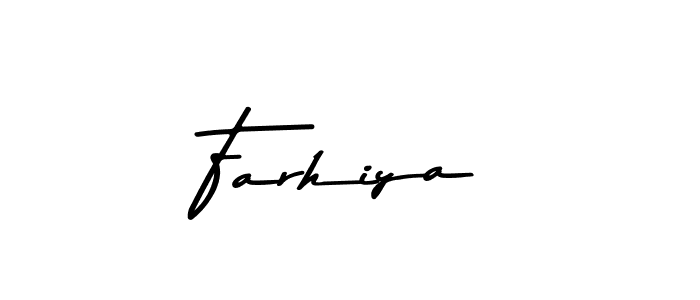 The best way (Asem Kandis PERSONAL USE) to make a short signature is to pick only two or three words in your name. The name Farhiya include a total of six letters. For converting this name. Farhiya signature style 9 images and pictures png