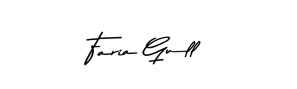 Use a signature maker to create a handwritten signature online. With this signature software, you can design (Asem Kandis PERSONAL USE) your own signature for name Faria Gull. Faria Gull signature style 9 images and pictures png