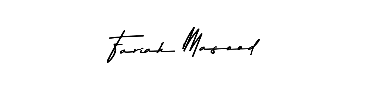 You should practise on your own different ways (Asem Kandis PERSONAL USE) to write your name (Fariah Masood) in signature. don't let someone else do it for you. Fariah Masood signature style 9 images and pictures png