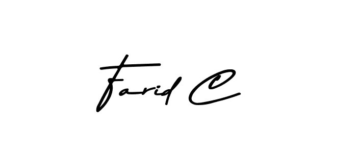 Make a beautiful signature design for name Farid C. Use this online signature maker to create a handwritten signature for free. Farid C signature style 9 images and pictures png