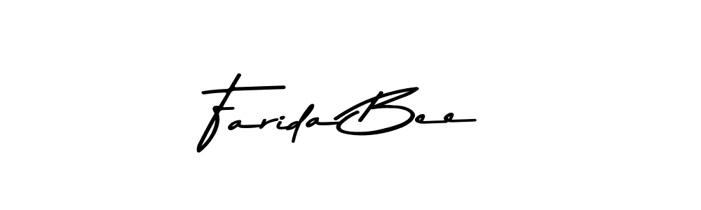 Create a beautiful signature design for name Farida Bee. With this signature (Asem Kandis PERSONAL USE) fonts, you can make a handwritten signature for free. Farida Bee signature style 9 images and pictures png