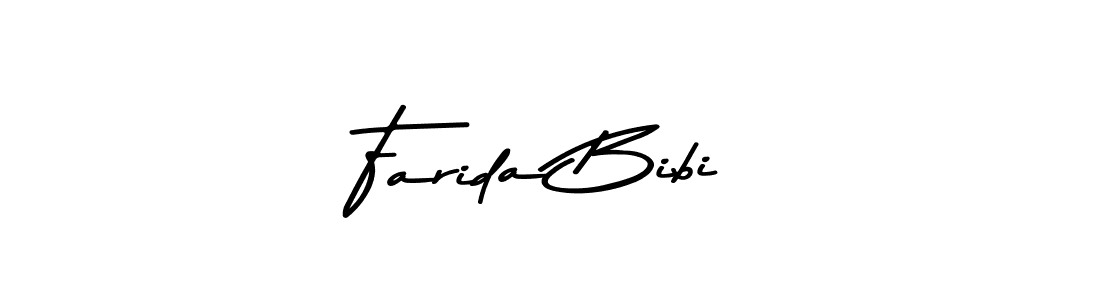 Make a beautiful signature design for name Farida Bibi. With this signature (Asem Kandis PERSONAL USE) style, you can create a handwritten signature for free. Farida Bibi signature style 9 images and pictures png