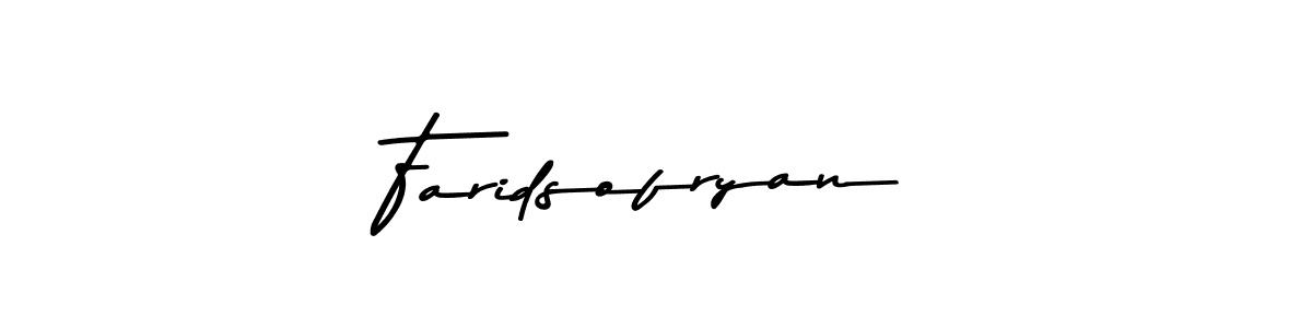 Make a beautiful signature design for name Faridsofryan. Use this online signature maker to create a handwritten signature for free. Faridsofryan signature style 9 images and pictures png