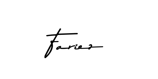 Here are the top 10 professional signature styles for the name Fariez. These are the best autograph styles you can use for your name. Fariez signature style 9 images and pictures png