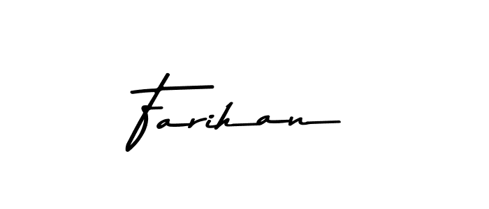 How to make Farihan signature? Asem Kandis PERSONAL USE is a professional autograph style. Create handwritten signature for Farihan name. Farihan signature style 9 images and pictures png
