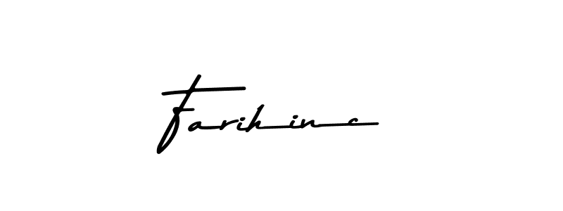 The best way (Asem Kandis PERSONAL USE) to make a short signature is to pick only two or three words in your name. The name Farihinc include a total of six letters. For converting this name. Farihinc signature style 9 images and pictures png