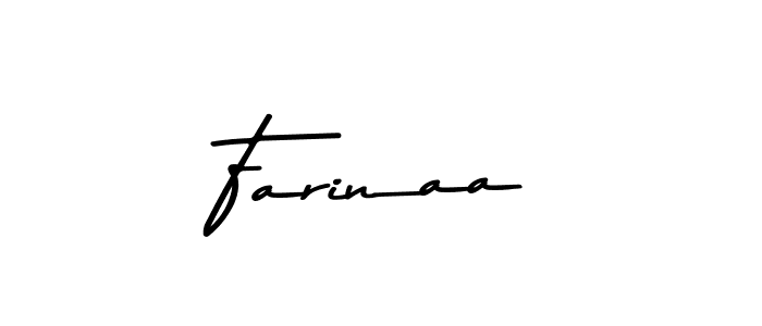 How to make Farinaa signature? Asem Kandis PERSONAL USE is a professional autograph style. Create handwritten signature for Farinaa name. Farinaa signature style 9 images and pictures png