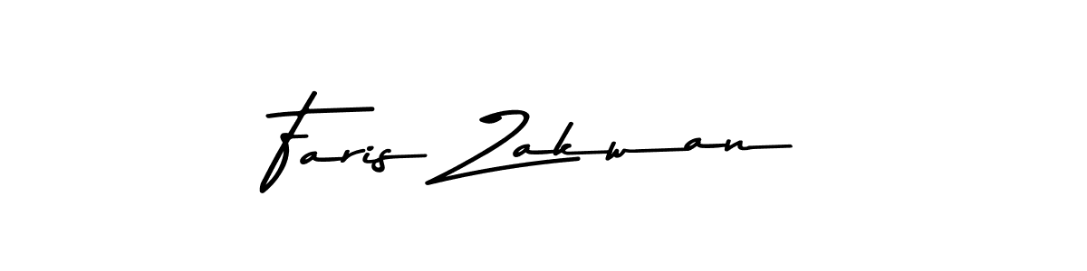 How to make Faris Zakwan signature? Asem Kandis PERSONAL USE is a professional autograph style. Create handwritten signature for Faris Zakwan name. Faris Zakwan signature style 9 images and pictures png