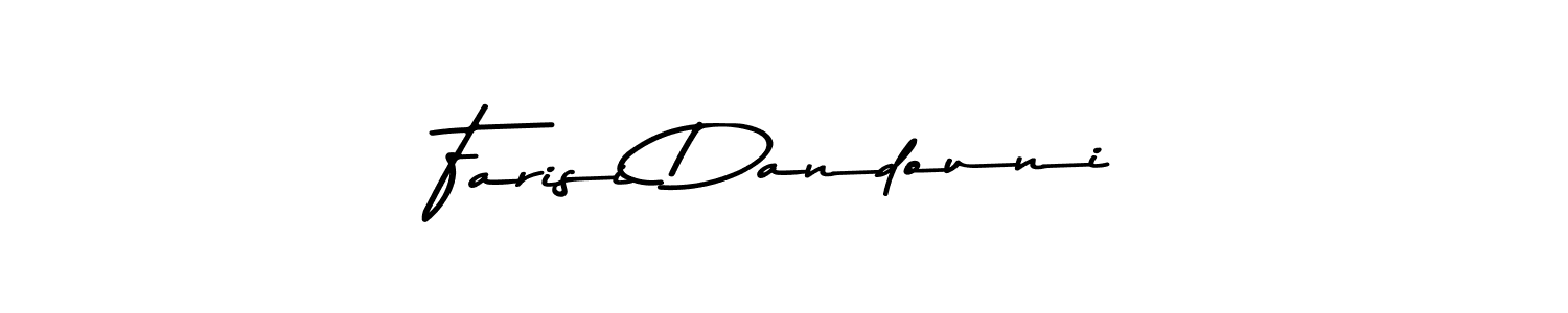 Make a beautiful signature design for name Farisi Dandouni. With this signature (Asem Kandis PERSONAL USE) style, you can create a handwritten signature for free. Farisi Dandouni signature style 9 images and pictures png