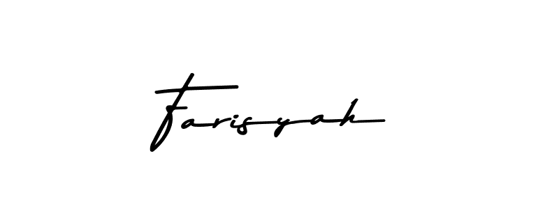Use a signature maker to create a handwritten signature online. With this signature software, you can design (Asem Kandis PERSONAL USE) your own signature for name Farisyah. Farisyah signature style 9 images and pictures png