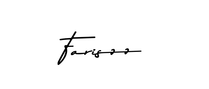 Design your own signature with our free online signature maker. With this signature software, you can create a handwritten (Asem Kandis PERSONAL USE) signature for name Fariszz. Fariszz signature style 9 images and pictures png