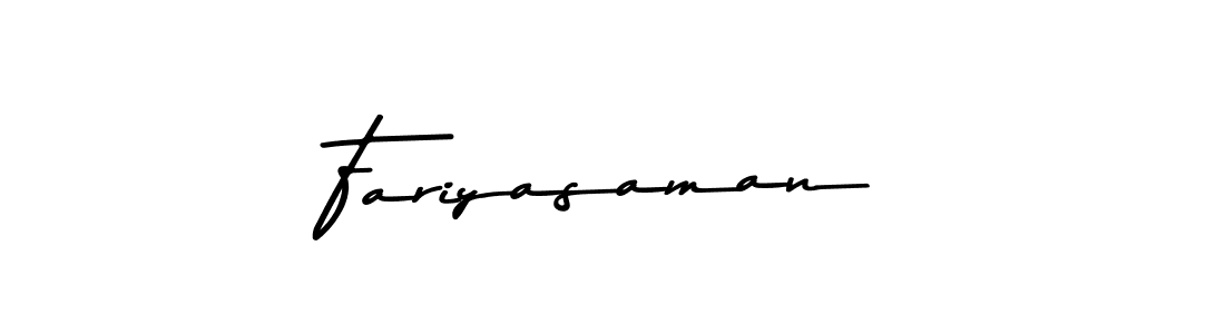 How to make Fariyasaman signature? Asem Kandis PERSONAL USE is a professional autograph style. Create handwritten signature for Fariyasaman name. Fariyasaman signature style 9 images and pictures png