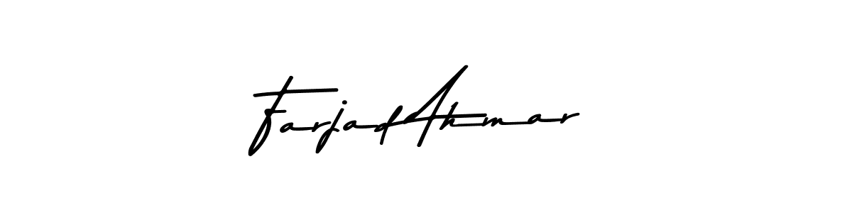 Make a short Farjad Ahmar signature style. Manage your documents anywhere anytime using Asem Kandis PERSONAL USE. Create and add eSignatures, submit forms, share and send files easily. Farjad Ahmar signature style 9 images and pictures png