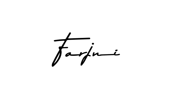 Also we have Farjni name is the best signature style. Create professional handwritten signature collection using Asem Kandis PERSONAL USE autograph style. Farjni signature style 9 images and pictures png